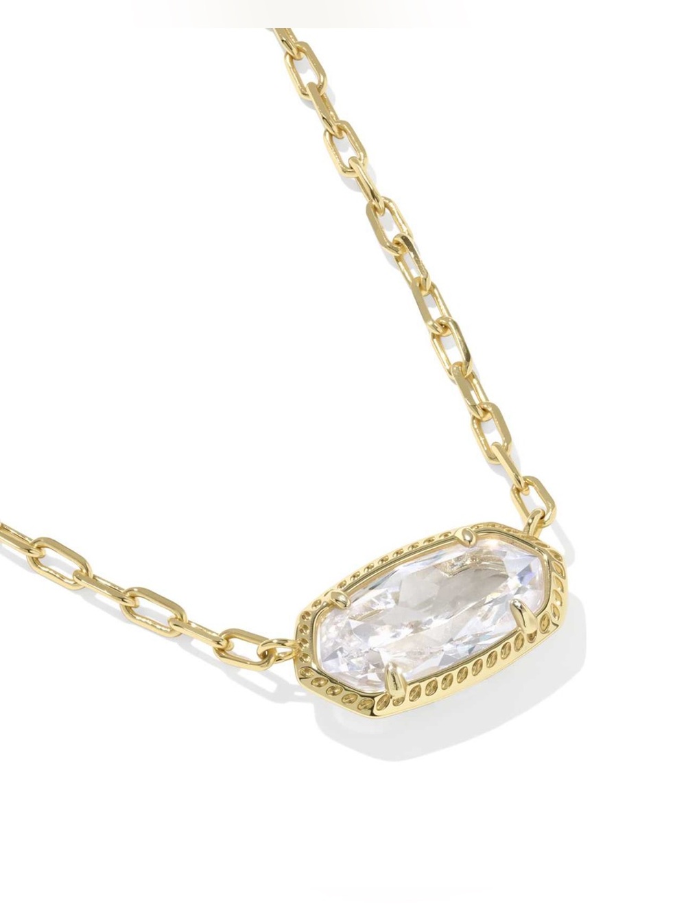 Kendra Scott Elisa Luxe Gold Short Pendant Necklace